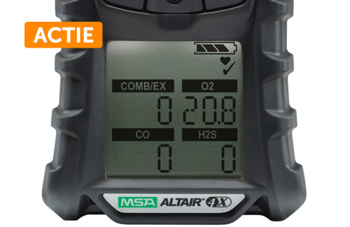 Actie MSA Altair gasdetector