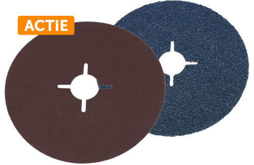 Actie Fiberschijven  F827 115mm - P120 - 63642533055	