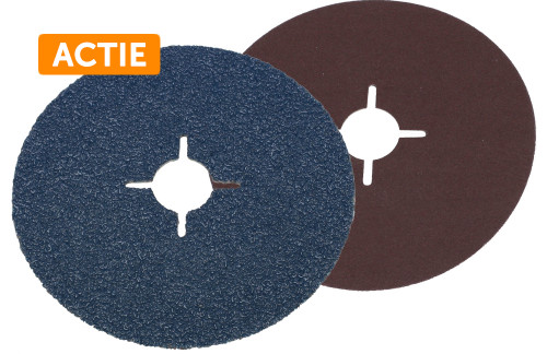 Actie Fiberschijven Alox 125mm - P120 - 66623385779