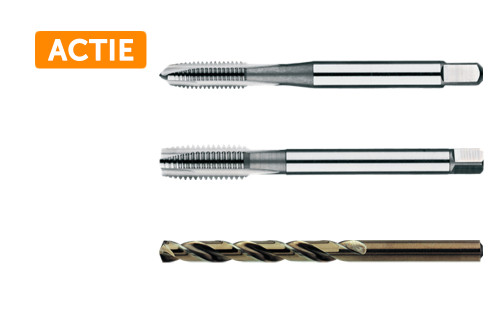 Actie set UNI Tappen en Cobalt Boren