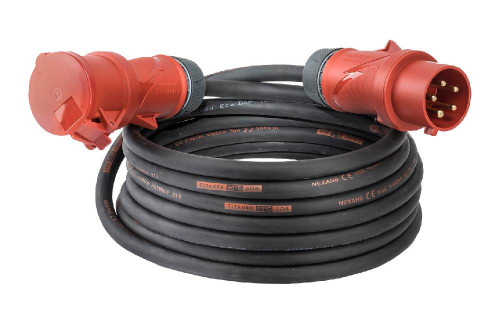 Keraf CEE 16A 400V premium verlengkabel 15 meter