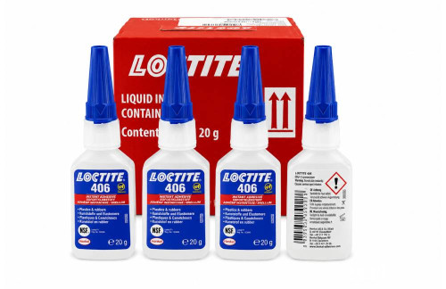 Loctite 406 kunststof rubber