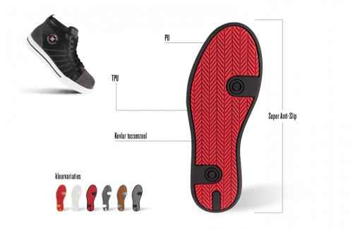 Werkschoenen S3 Redbrick Granite - Maat 41