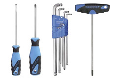 Schroevendraaiers, T-sleutels, Torx & inbussleutels