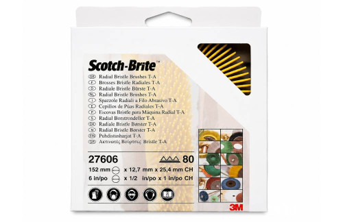 3M Scotch-Brite Radial Bristle Borstel BB-ZB - Geel