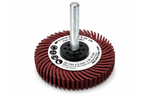 3M Radial Bristle Borstel BB-ZS #220 (rood)