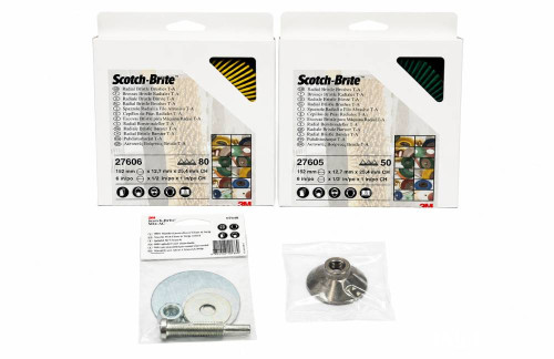 3M scotch-brite radial bristle brushes t-a