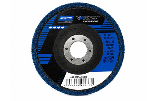 Actie Norton Rapid Blend Vortex 125 mm (Blauw) - 66254496323