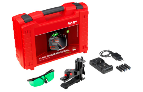 SOLA PLANO 3D Green Professional Kruislijnlaser