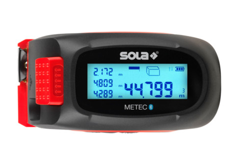 SOLA METEC digitale rolmaat 5M + laser