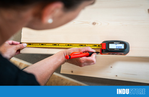 SOLA METEC digitale rolmaat 5M + laser