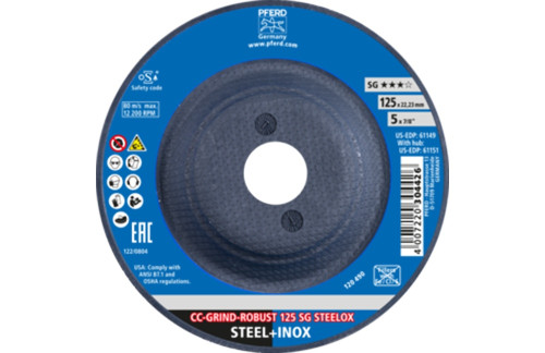 PFERD CC-GRIND-ROBUST Slijpschijf SG  - 125mm