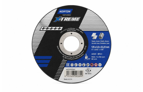Norton Slijpschijf X-Treme 125 x 2 mm - 66252920343