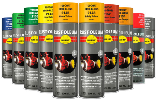 Rust-Oleum Hard Hat Verfspuitbussen Landbouw Machine - RAL 5010 - 2126