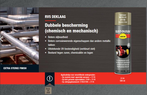 Rust-Oleum Hard Hat Verfspuitbussen Metallic