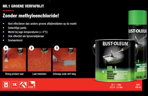 Rust-Oleum Groene Verfafbijt