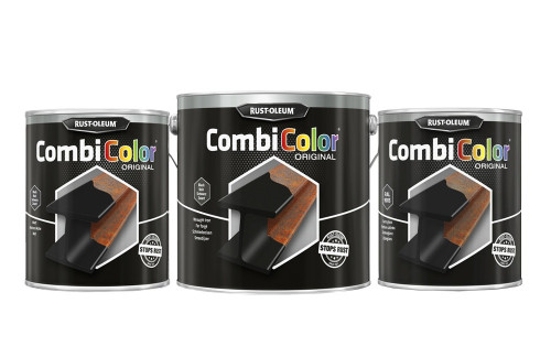 Rust-Oleum CombiColor Verf - 7378.2.5  - Mat Zwart - 2.5 L