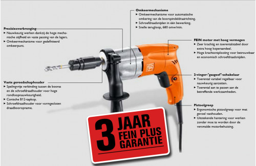 FEIN GWP 10 Draadboor Tapmachine