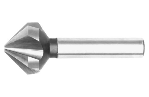 Phantom HRC50 HSS-E Verzinkboor DIN 335-C 90°, 5 snijkanten, met drievlaks schacht, Hardox 31 mm