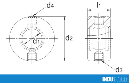 Phantom Koelmiddelring voor wisselplaatboren