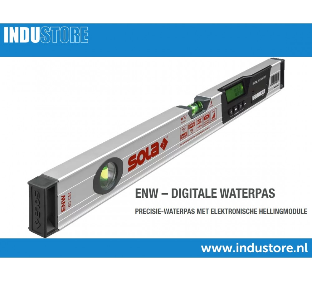 Digitale waterpas, elektronische mini-hellingsmeter, 5,9 inch (14 cm), met magneet, nauwkeurige meting, 360 graden hoekliniaal voor horizontale en verticale meting, timmermansgereedschap