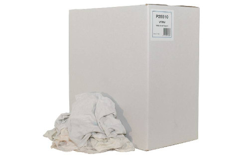 Euro Products Poetslappen wit gerecycled 10 kg